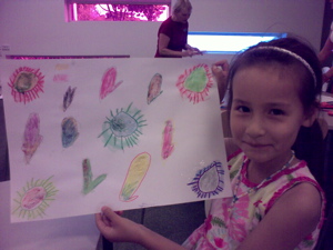 Atalia's wrapping paper design